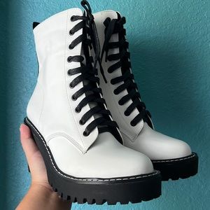 public desire white boots